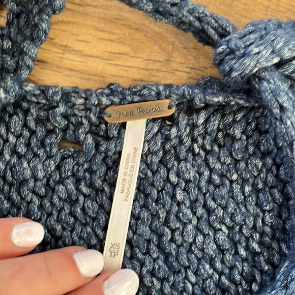 Free People Navy Textured Tunic - Picture 9 of 10